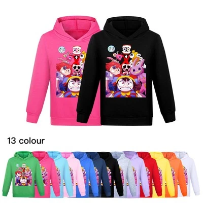 Kids The Amazing Digital Circus Merch Print Hoodie Jumper Casual Sweatshirt Tops