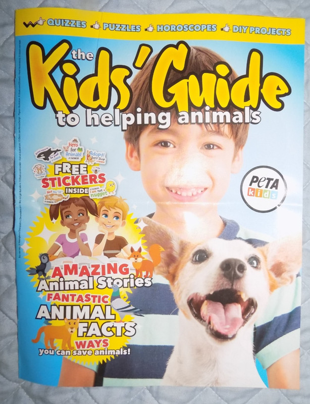 Kid`s Guide to helping animals Magazine with STICKERS!