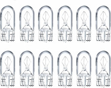 12 Pack 168 Bulb, W5W 194 T10 2825 Light Bulbs.