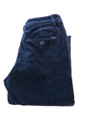 Polo Ralph Lauren Corduroy Pants Boys Size 12 Blue Stretch Measures 25 X 25