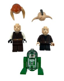 Lego Star Wars Minifigure Lot 9498 Even Piell R3-D5 Saesee Tiin Jedi Astromech 