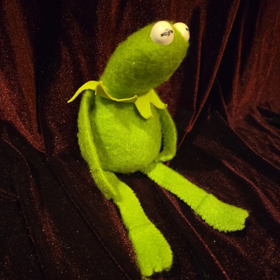 De colección 1979 Kermit The Frog #864 A Jim Henson Beanbag Muppet Fisher-Precio Raro Foto 2 de 4