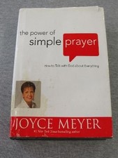 THE POWER OF SIMPLE PRAYER (LARGE PRINT) By Joyce Meyer - Hardcover *Excellent*