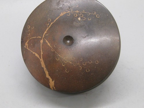 Fine Old Antique Chinese Yixing Zisha Clay Art Pottery Pipe Damper Bowl SIGNED! - Picture 3 of 13