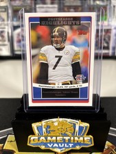 2006 Topps Football Ben Roethlisberger HL Pittsburgh Steelers Card #308