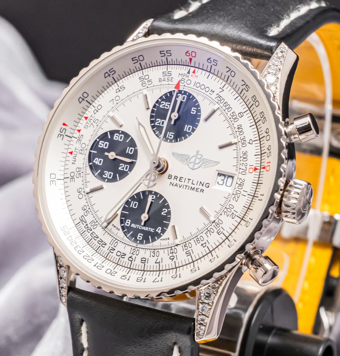 BREITLING ホワイトレザーベルト 236X BREITLING ホワイトレザーベルト 236X ブライトリング(BREITLING