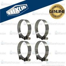 Genuine Dixon 3-1/4" T-Bolt Clamp Pack – (4) STBC325 Stainless Steel Hose Clamps