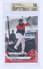 Rafael Devers Red Sox 2025 Topps Opening Day Red Foil #OD-11 #/5 BGS 10 Card