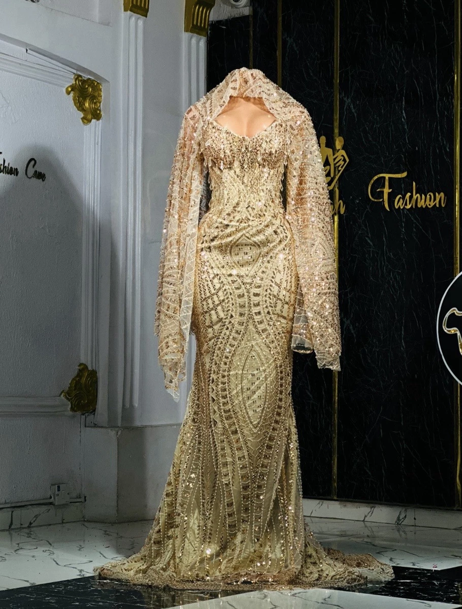 elegant formal evening dresses Nox Anabel R1686 Prom Beaded Long Sequin Formal Evening Dress