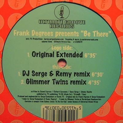 Frank Degrees - Be There (VINYL)