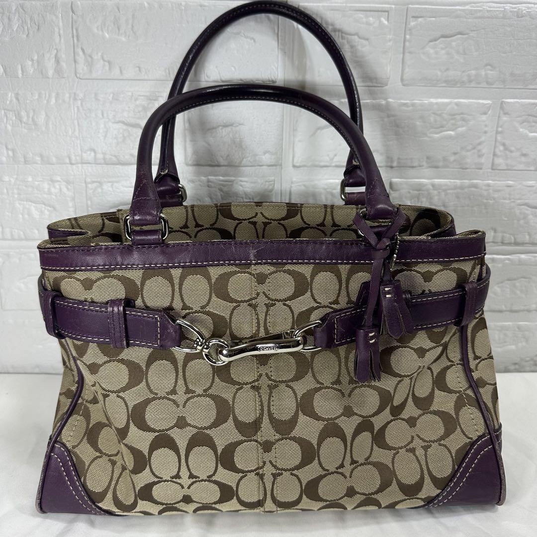 COACH Soft Tabby Shoulder Bag BB40116 in Signature Canvas