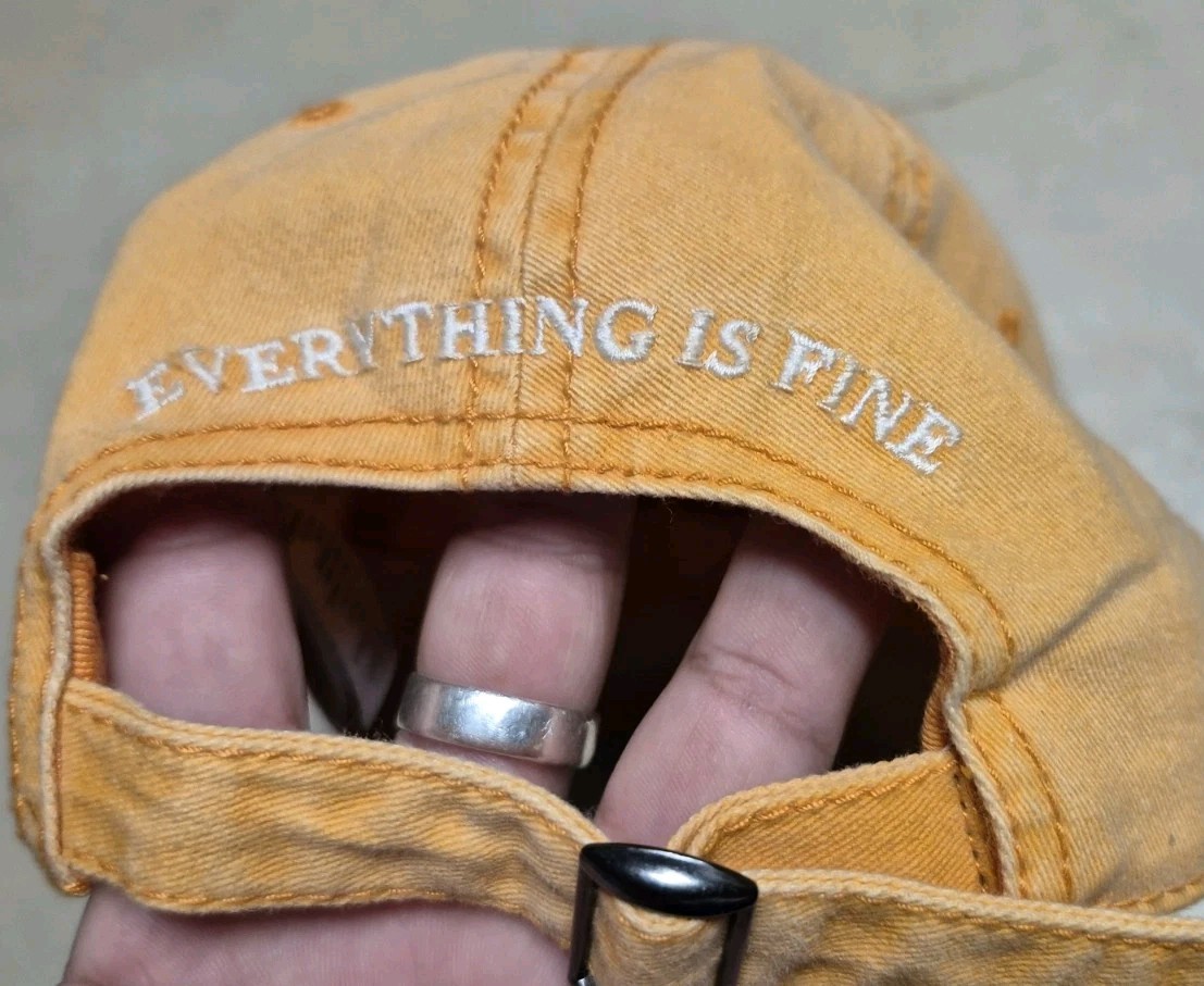 American Eagle Distressed Strapback Baseball Cap … - image 8