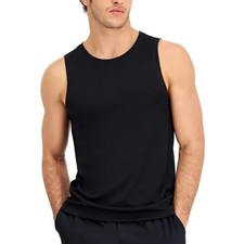 New ID Ideology Men's Birdseye Training Tank Black Size Medium New XL