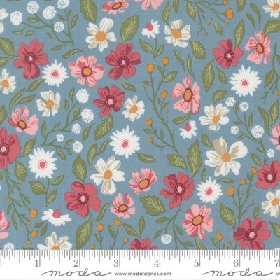 Wild Honey 5250 14 Sky by Lella Boutique for Moda Fabrics - by the half-yard