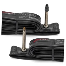  700c x 23/25 / 28/32 Bike Tube – 60mm Presta Valve Inner Tube – Butyl Rubber 