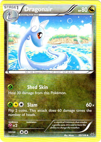 Dragonair - 50/108 - Uncommon - Heavily Played