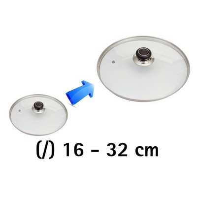 GRÄWE Glasdeckel Topfdeckel / Pfannendeckel 16-32 cm