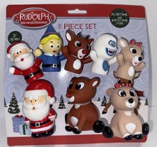 Rudolph The Red-Nosed Reindeer 8 Piece set Playtime/Bathtime