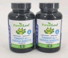 Lot Of 2 ForestLeaf Fadogia Agrestis  Tongkat Supplement Max Strength 01/2027