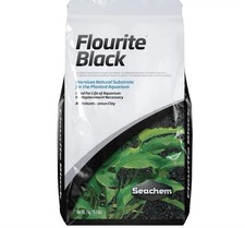 Chemically Untreated Flourite Black Gravel 15.4 lbs for Freshwater Aquariums