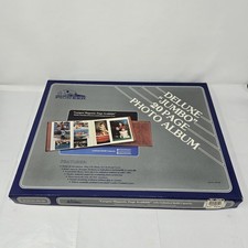 Vintage Pioneer Deluxe Jumbo 20 Magnetic Page Expandable Photo Album Open Box