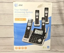 AT&T Cordless Phone 4 Handset Cordless Answering System CL83451 DECT 6.0