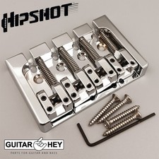 NEW Hipshot 5A400BN-687 4 string BRASS A Style Mount Bass Bridge 17.5mm - NICKEL