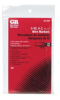 Gardner Bender 42-035 Wire Marker Bagged