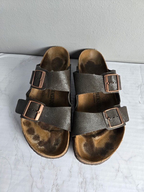 Birkenstock 40 Arizona Made In Germany Sandals Slide Women's Size 9