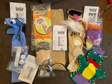 Sockpal Puppets - Hand Puppet Making Kits Lot Of 3 Sets VTG
