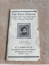 1935 The Fiery Throne Stamp Collecting Booklet By H. E. Harris And Co