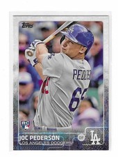 2015 Topps JOC PEDERSON ROOKIE CARD Los Angeles Dodgers card 192