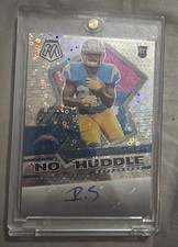 2022 Panini Mosaic - Autographs No Huddle Isaiah Spiller #ANH-IS (AU, RC)