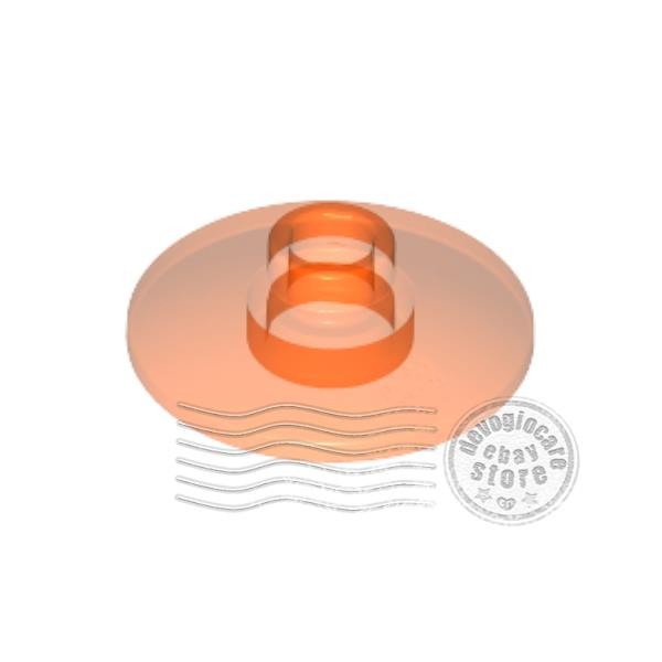 2x LEGO 4740 Dish Radar 2x2 Trans-Neon Orange | 6245295 3006347 | eBay