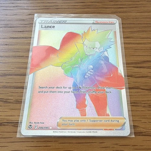 The Pokémon Company Lance 206/195 Swsh12 Silver Tempest Secret Rare Holo EN