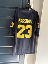 Brand New Jordan Marshall Jersey Michigan Wolverines Adult Large Stitched