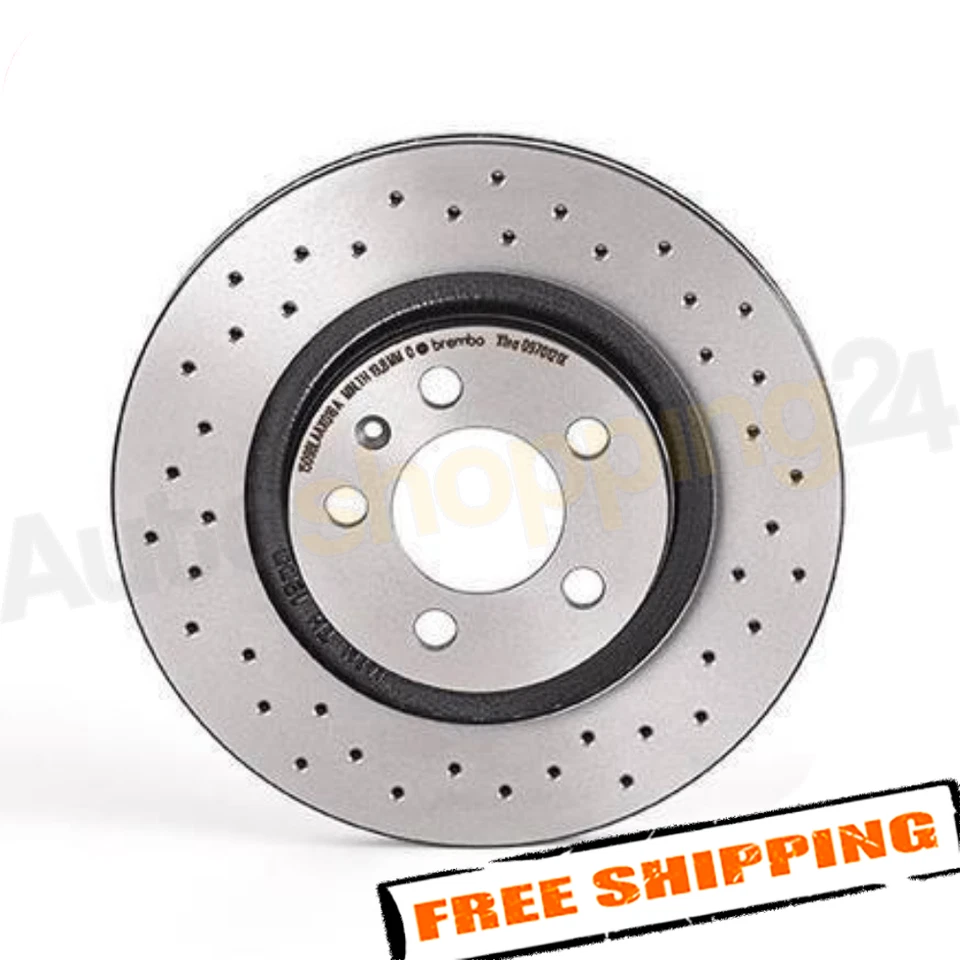 Rotor de freno de disco delantero Brembo 09.7012.1X 280 mm para VW Beetle/Golf 1999-2006 Foto 2 de 4