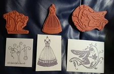 Red Rubber Stamps 