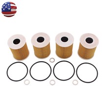 4x Oil Filter 26320-3CKB0 Fit for Genesis Hyu...