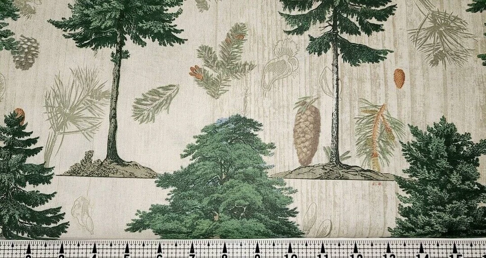 David Textiles Precut Sewing Fabric, Woodland Chart Cream, 1 Yard, 36" X 44" - Image 3 of 3