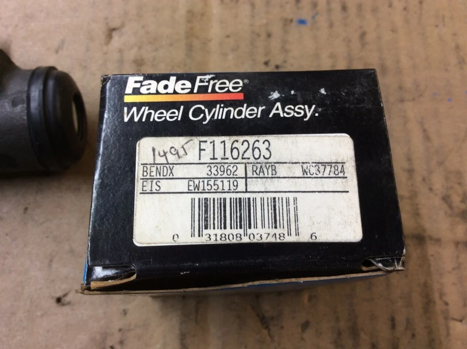 Nuevo cilindro de rueda de freno de tambor sin desvanecimiento F116263 Foto 2 de 4