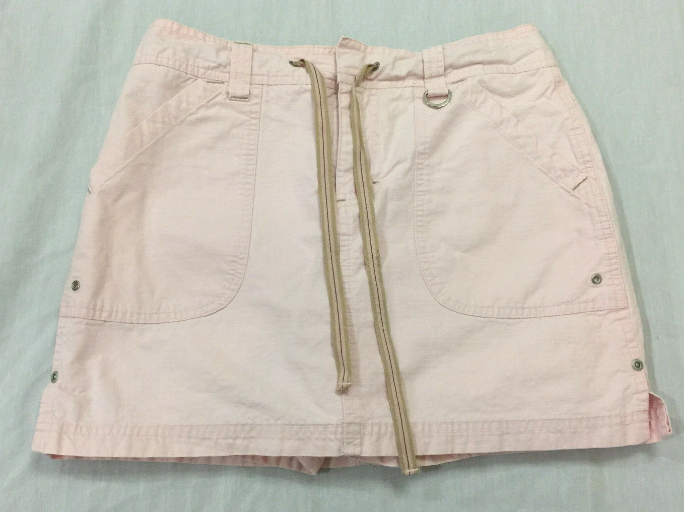 GLORIA VANDERBILT WOMENS SKIRT SKORT WITH BUILT SHORTS SIZE 6 PETITE