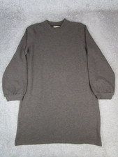 Madewell Sweater Dress Womens Medium Brown Cotton Blend Knit