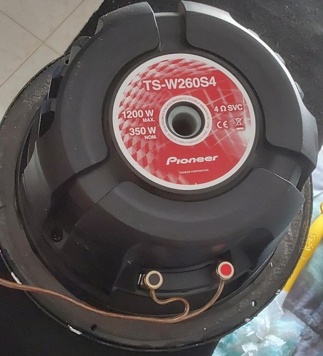 Subwoofer Pioneer TS-W260S4 1200 WATT MAX 350 RMS 4 ohm Auto - Foto 4 di 6