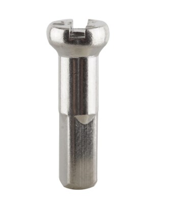 Brass Spoke Nipples For Bikes – 14G, 2.0x16mm, Black Or Silver, Pack Of 12