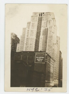 Vintage Photobooth Manhattan Banquet Ballroom Hall La Guardia New York City 1935