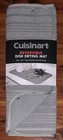 CUISINART Reversible Dish Drying Mat 16" X 18"   Machine Washable = GREY NEW
