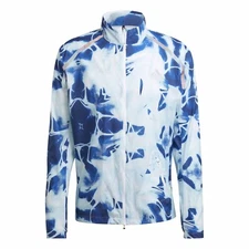 New ($150 Retail) Adidas Men’s Medium Marathon Jacket Translucent Blue Running M