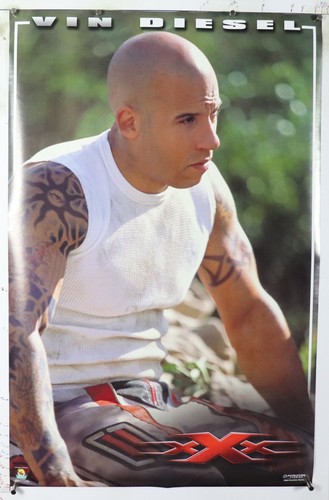 VIN DIESEL rare vintage poster 22.50"X35" NOS (B49) | eBay