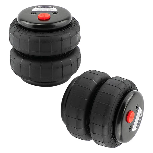 Set of 2 Air Ride Suspension Bag Standard 2500 lb 1/2"npt Single Port Universal - Picture 8 of 16
